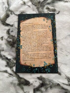 Free Add On - Hannah Kaner Author Letter